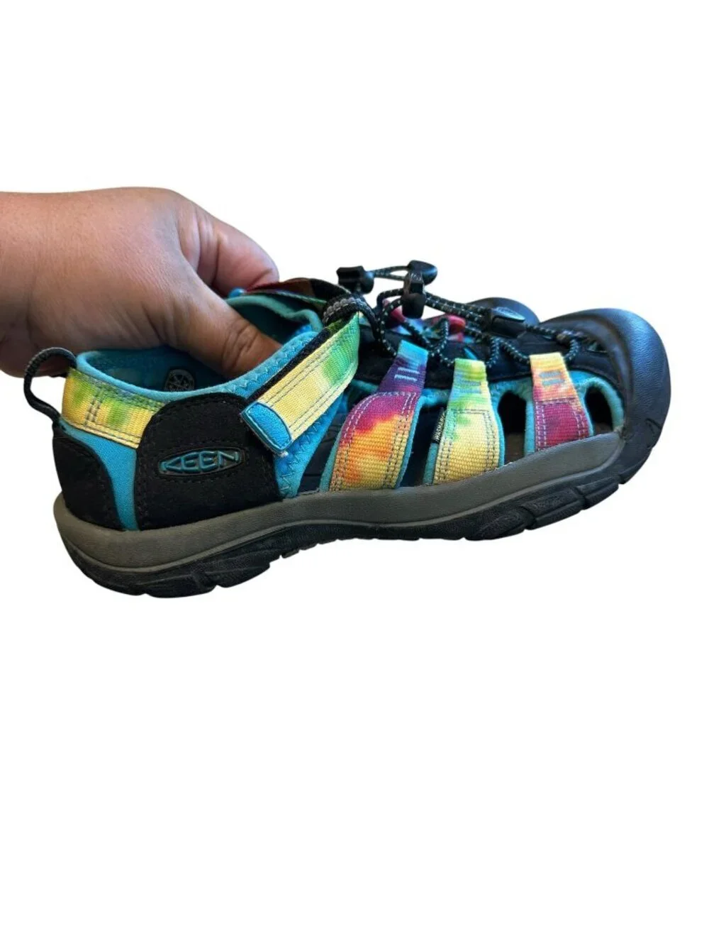 Keen Newport Retro Original Kids Sandals Shoes Size 5 Tie Dye 1018441 Waterproof